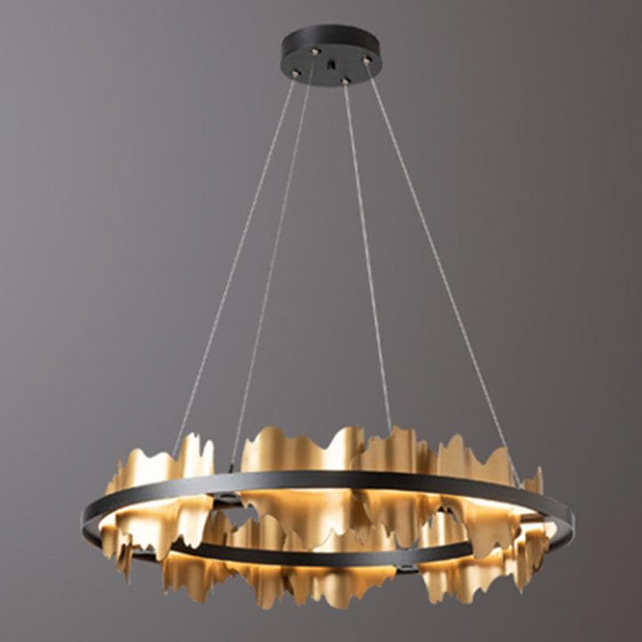 Metavaya Chandelier Midnight Shadow Chandelier Metal Midnight Shadow Chandelier