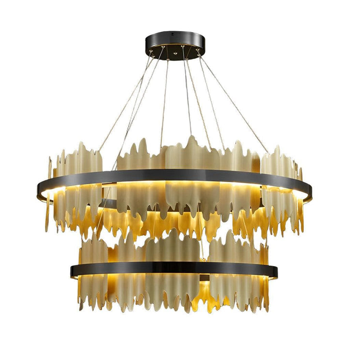 Metavaya Chandelier Midnight Shadow Chandelier Metal Midnight Shadow Chandelier