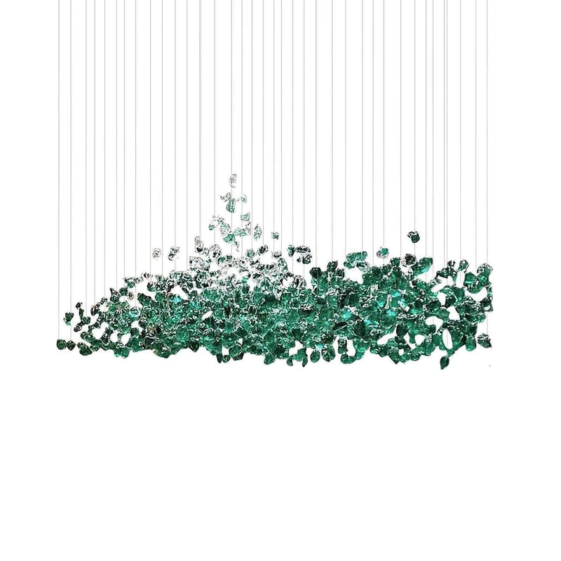 Metavaya Chandelier Multicolor Crystal Stone Chandelier