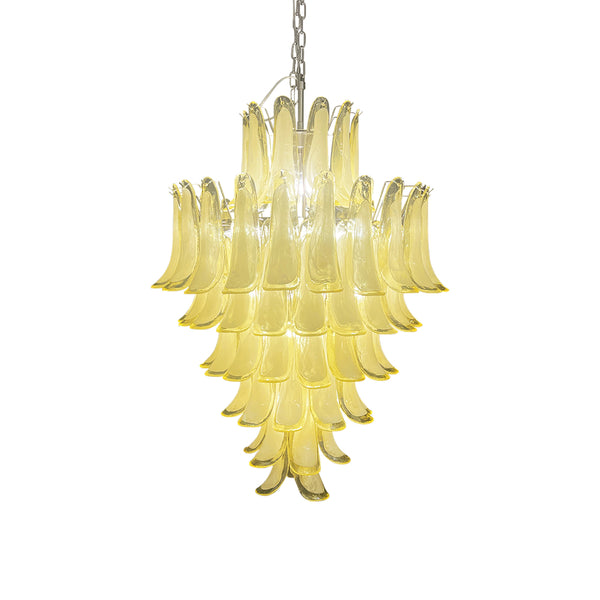 Murano Caramel Petals Glass Chandelier