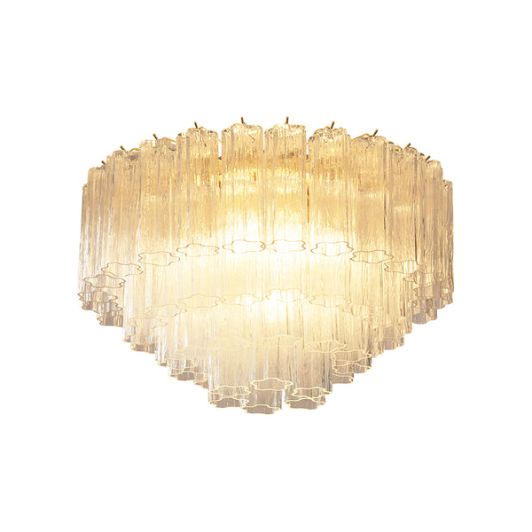 Murano Transparent Glass Ceiling Light