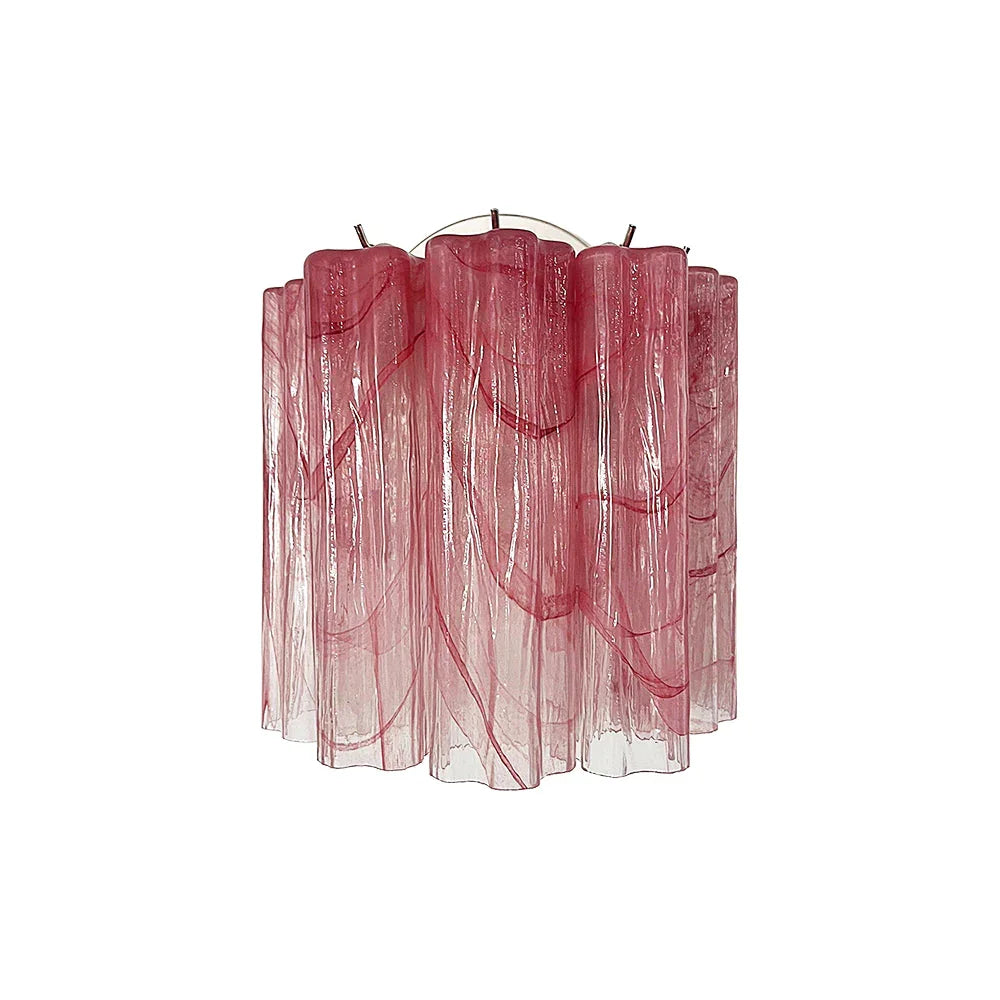 Pink Glass Tube Wall Lamp | Metavaya