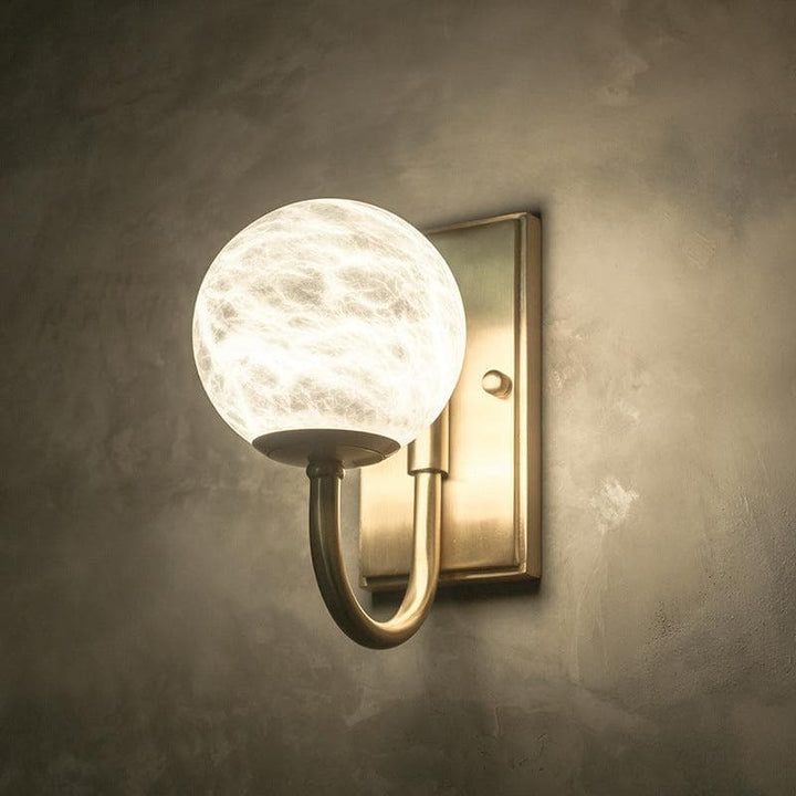 Metavaya Wall light Natural marble copper wall light