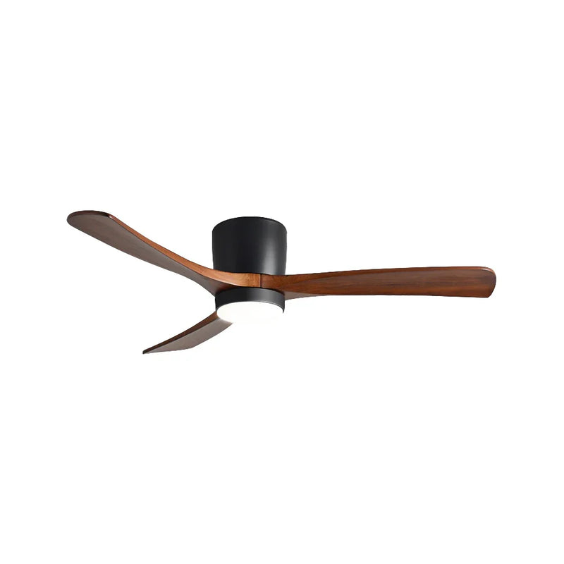 Nordic Wood Blade Ceiling Fan Light | Metavaya