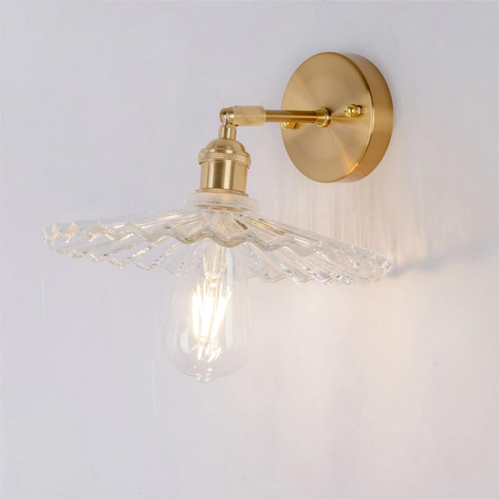 Metavaya Wall lamp Style D Dia 24.5cm x H 21cm / Gold Nordic Glass Wall Light 129601752627 M2023042501-4