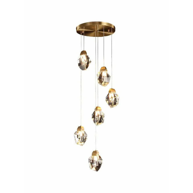 Metavaya Ceiling Lamp Luxury Diamond Crystal Chandelier