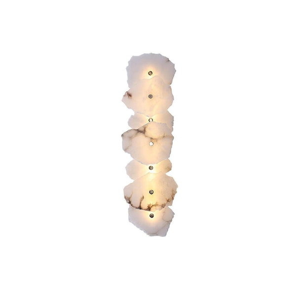 Metavaya Wall lamp 7 heads L 64cm x W13cm x H 9cm / L 25.1″ x W 5.1″x H 3.5″(~28W) / Gold+White / Warm White Petra Wall Lamp 6938617802370 M2023102009-5