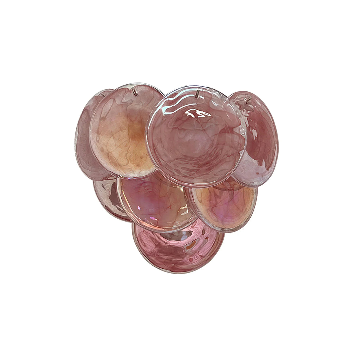Pink Vintage Glass Wall Lamp | Metavaya