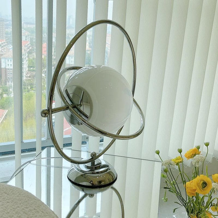 Metavaya Table Lamp Dia 40cm x H 45cm / ∅ 15.7″ x H 17.7″ / Silver Planet Table Lamp 6938617803933 M2023102901-1