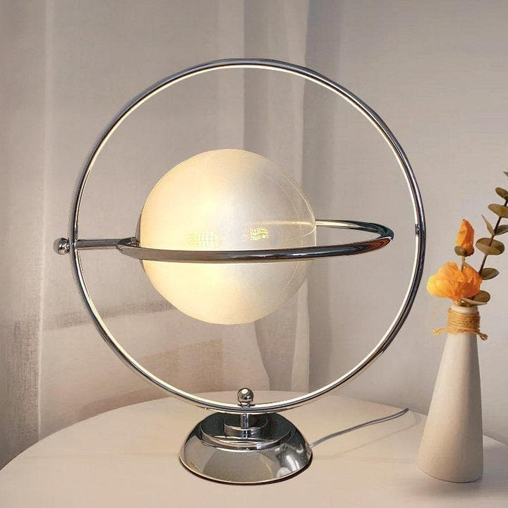 Metavaya Table Lamp Dia 40cm x H 45cm / ∅ 15.7″ x H 17.7″ / Silver Planet Table Lamp 6938617803933 M2023102901-1