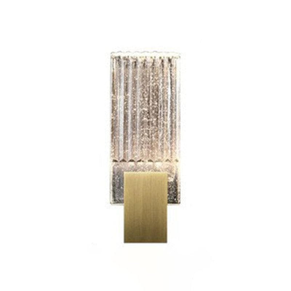 Metavaya Wall light Dia 11 cm x H 28 cm / ∅ 4.3″ x H 11″ / Black / Warm white Pleated glass wall light 6938617819699 M2023121005-1 Pleated glass wall light | Sale