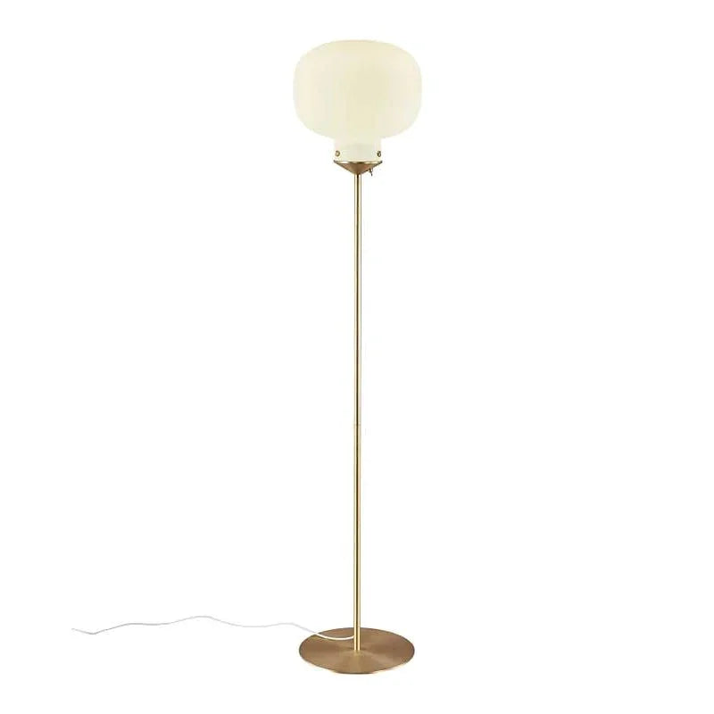 Metavaya Floor lamp Raito Glass Globe Floor Lamp Brass Raito Glass Globe Floor Lamp