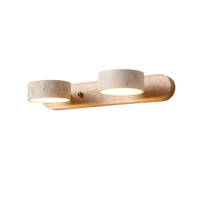 Travertine Duo Wall Light | Metavaya
