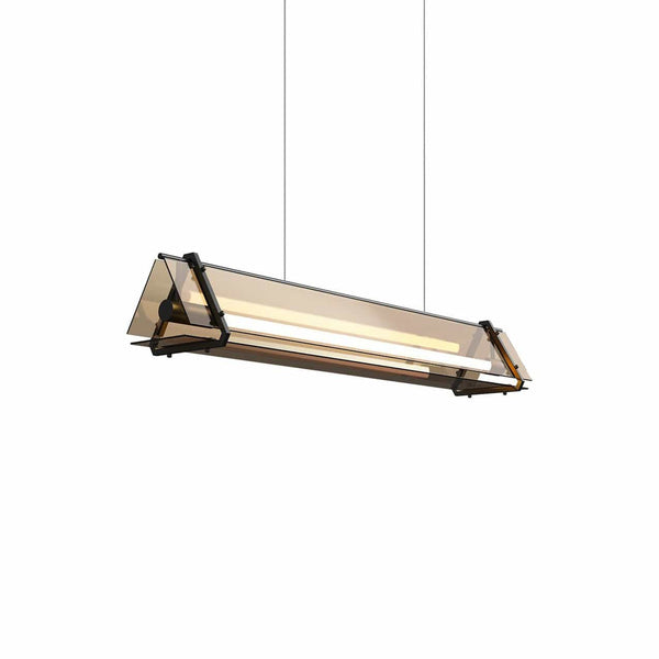 Metavaya Pendant Light Dia 100cm x H 15cm / ∅ 39.4″ x H 5.9″ / Black+Brown / Warm Light Valise Pendant Light 6938617802103 M2023101903-1