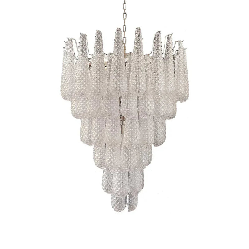 Vintage Glass Petals Chandelier | Metavaya