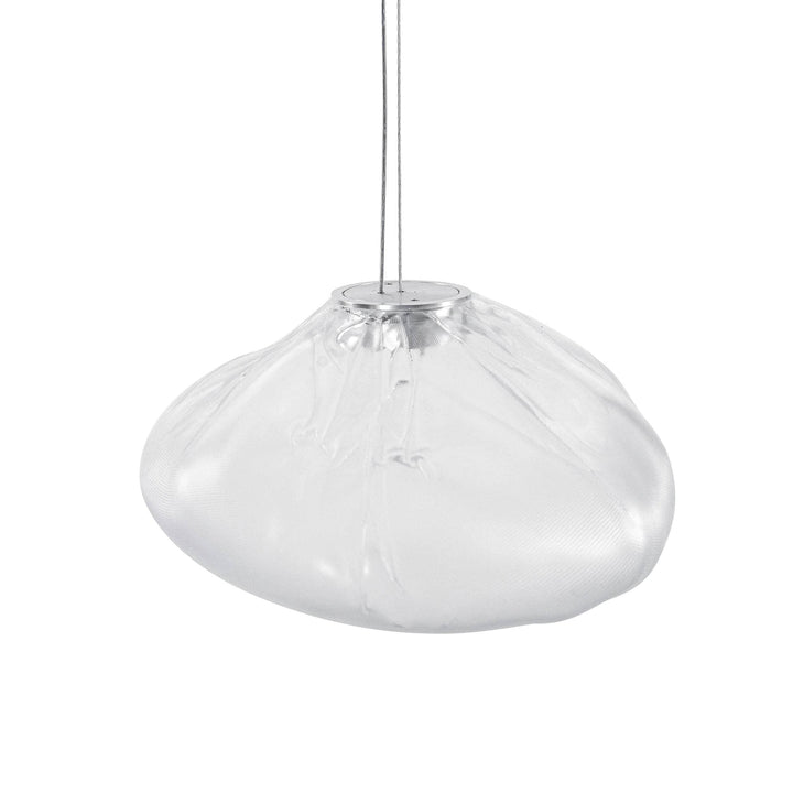 Metavaya Pendant lamp Dia 30cm X H 23cm / Transparent Glass / Warm White 73 Random Pendant Light 835936404888 M2022090201-1