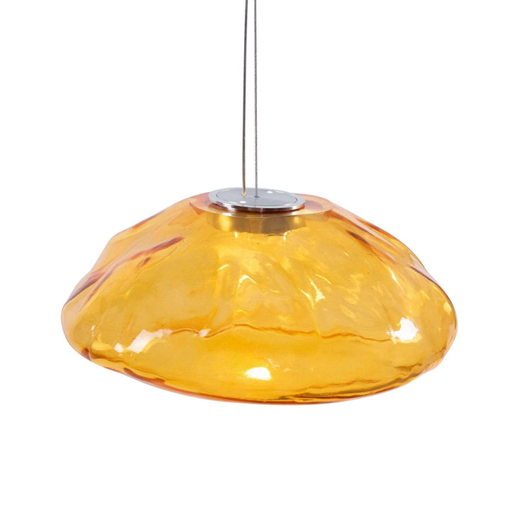 Metavaya Pendant lamp Dia 30cm X H 23cm / Amber / Warm White 73 Random Pendant Light 835936404888 M2022090201-5