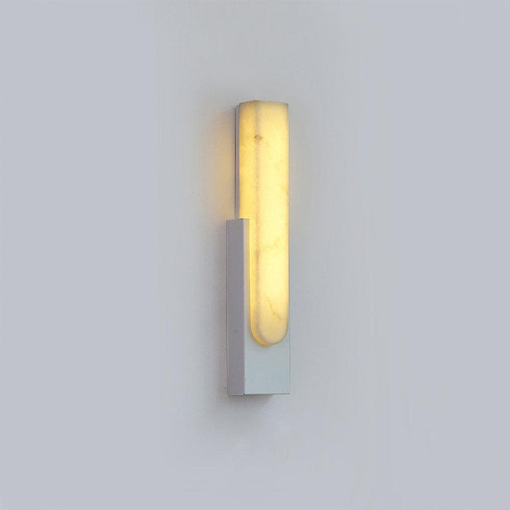 Metavaya Wall lamp Dia 10cm x H 50cm / White / Warm White Agatha Sconce 653733633771 B202112090001-7 Modern Interior Bathroom Sconces Agatha Sconces