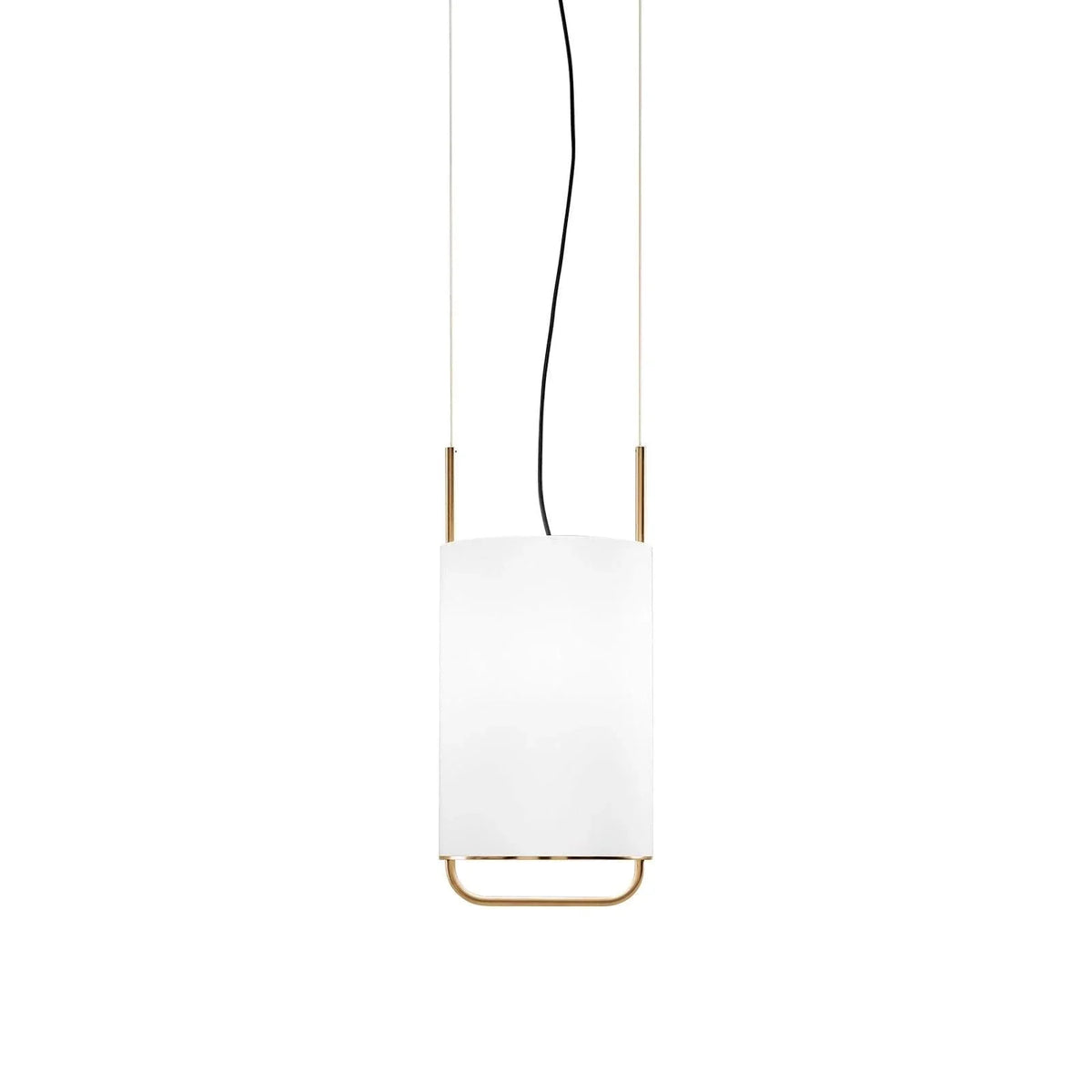 Metavaya Pendant light Dia 30cm x H 66cm / Gold+White Alistair Pendant Light 662668872872 D-202112130002