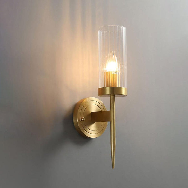 Metavaya Wall lamp Dia 12cm x H 40cm / Brass Alouette Sconce 653733214895 P2021123001-1 Alouette Sconce & Wall Fixtures for Sale