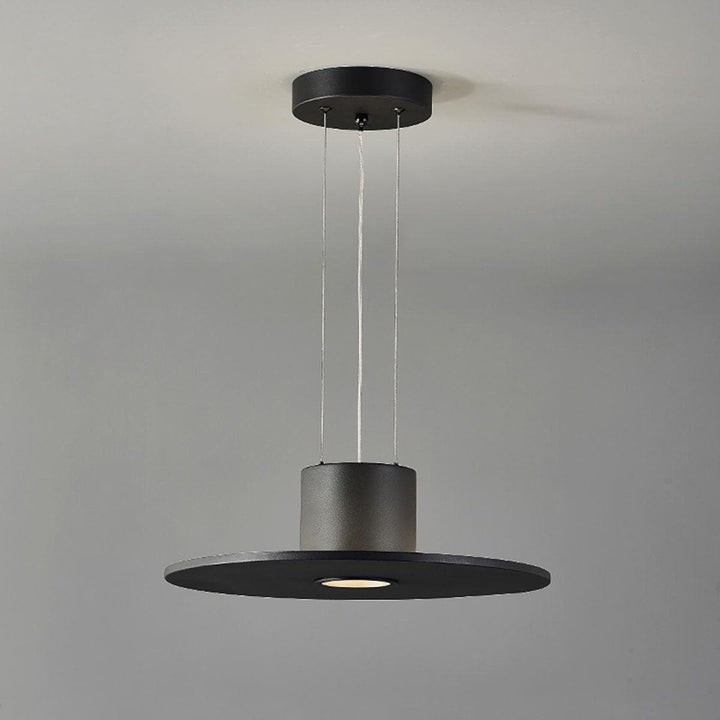 Metavaya Pendant lamp Dia 40cm / ∅ 15.7″ / Matte Black / Warm White Andromeda Suspension Lamp 336019217680 M202302214-1