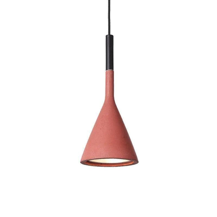 Metavaya Pendant light 1Head / Red Aplomb Pendant Lamp 336019215310 M2022112401-3 Aplomb Pendant Light Cone Concrete Pendant Light