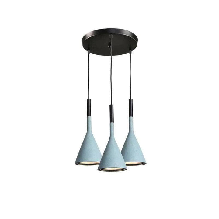 Metavaya Pendant light 3Heads R / Blue Aplomb Pendant Lamp 336019215440 M2022112401-15 Aplomb Pendant Light Cone Concrete Pendant Light