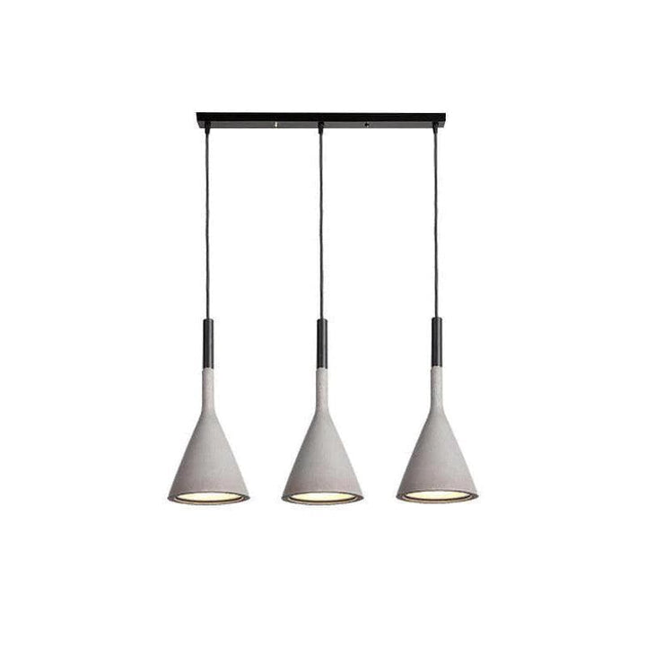 Metavaya Pendant light 3Heads L / Gray Aplomb Pendant Lamp 336019215457 M2022112401-16 Aplomb Pendant Light Cone Concrete Pendant Light