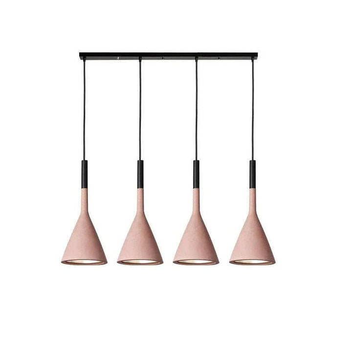 Metavaya Pendant light 4Heads / Coffee Aplomb Pendant Lamp 336019215532 M2022112401-22 Aplomb Pendant Light Cone Concrete Pendant Light