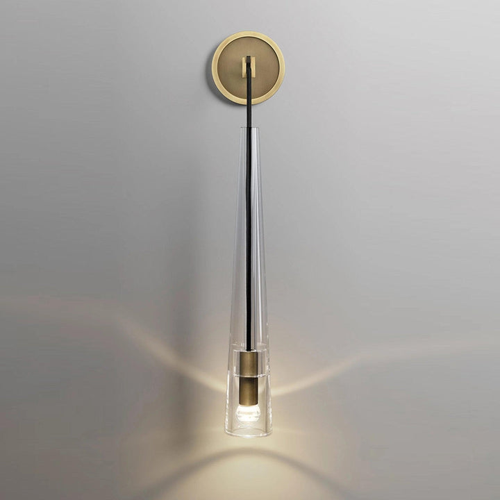 Metavaya Wall lamp Dia 12cm x H 66cm / Brass Apollinaire Wall Lamp 662668875897 B-202201070019-1 Brass Apollinaire Wall Lamp