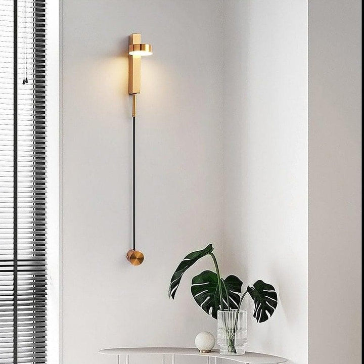 Metavaya Wall lamp Dia 5cm x H 21cm *2 / Gold / Warm White Axis Wall Lamp 653733644227 B-202112150002-7 Axis Rotatable Wall Lamp for Sale Online