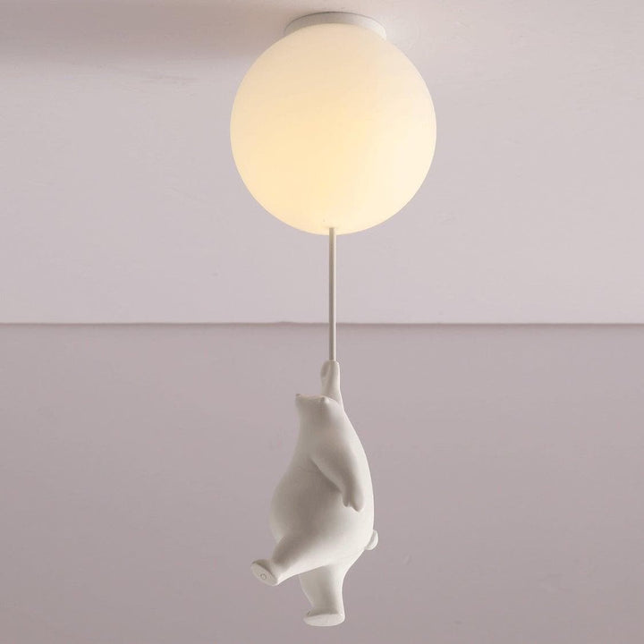 Metavaya Ceiling Lamp Dia 15cm / White / Model B Bear Ceiling Lamp 653733644456 X-202112240002-2 Buy the Best Bear Ceiling Lamp & Lights in USA