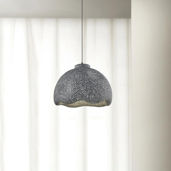 Metavaya Pendant lamp Dia 35cm X H 26cm / Dark Grey Bells Speckled Pendant Lamp 336019215570 M2023021403-3 Purchase Bells Speckled Pendant Lamp for Sale 