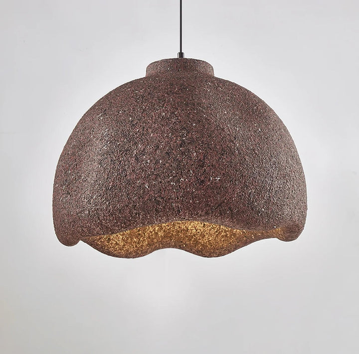 Metavaya Pendant lamp Dia 60cm X H 44cm / Brown Bells Speckled Pendant Lamp 336019215624 M2023021403-8 Purchase Bells Speckled Pendant Lamp for Sale 