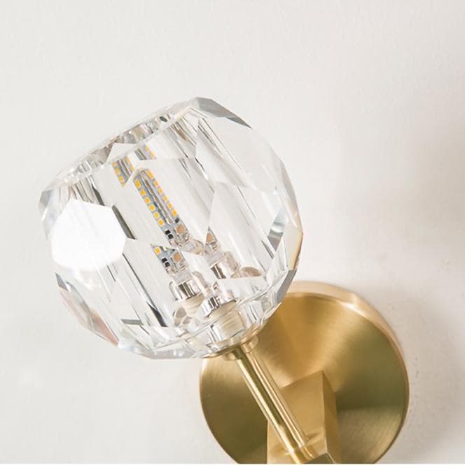 Metavaya Wall light Polyhedron Crystal Grand Single Sconce