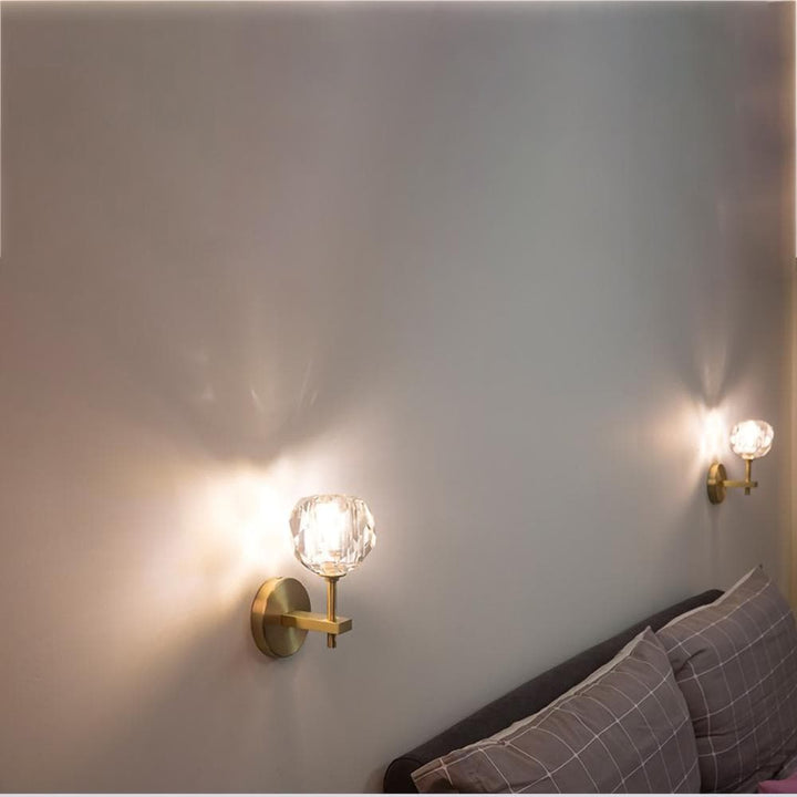 Metavaya Wall light Polyhedron Crystal Grand Single Sconce