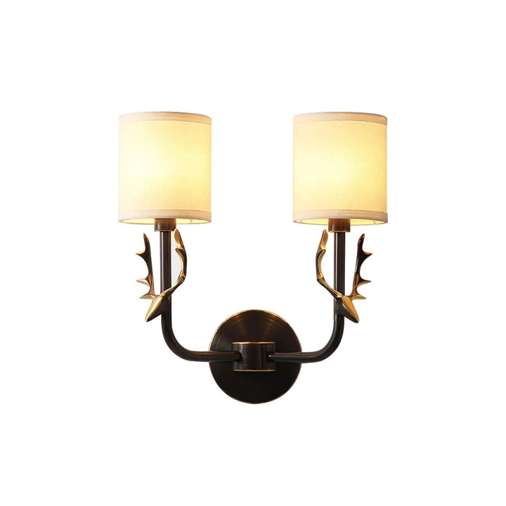 Metavaya Wall lamp Brass Antler Sconce