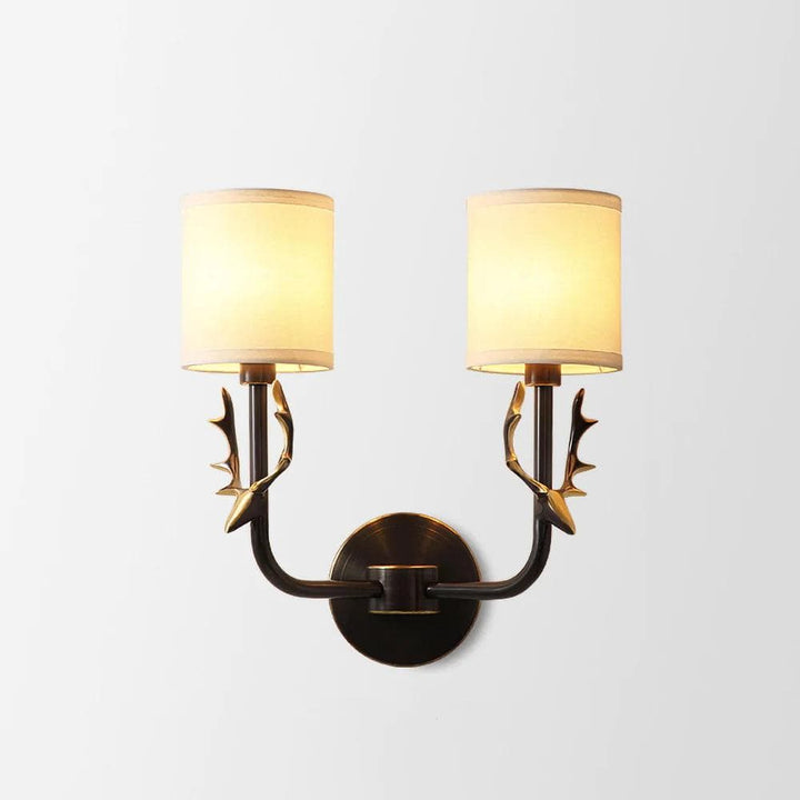 Metavaya Wall lamp Dia 28cm X 39cm / Blackened Brass Antler Sconce 323232413531 M2022092801-4