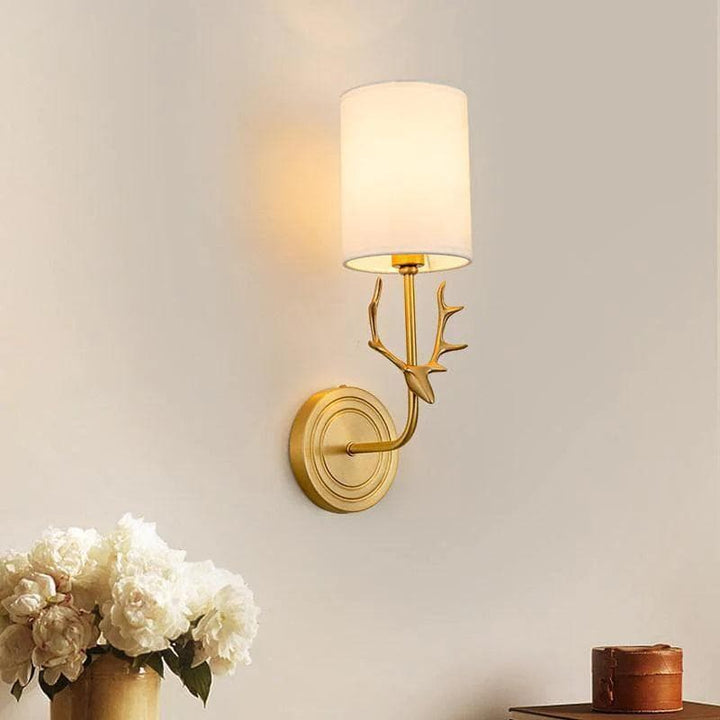 Metavaya Wall lamp Dia 13cm X H39cm*2 / Brass Brass Antler Sconce 323232413548 M2022092801-5