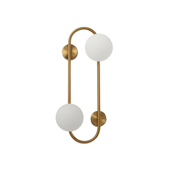 Metavaya Wall lamp Dia 21cm x H 45cm / Gold Buch Wall Lamp 323232417041 M2022100401-1 Buch Wall Lamp & Sconce for Sale Online