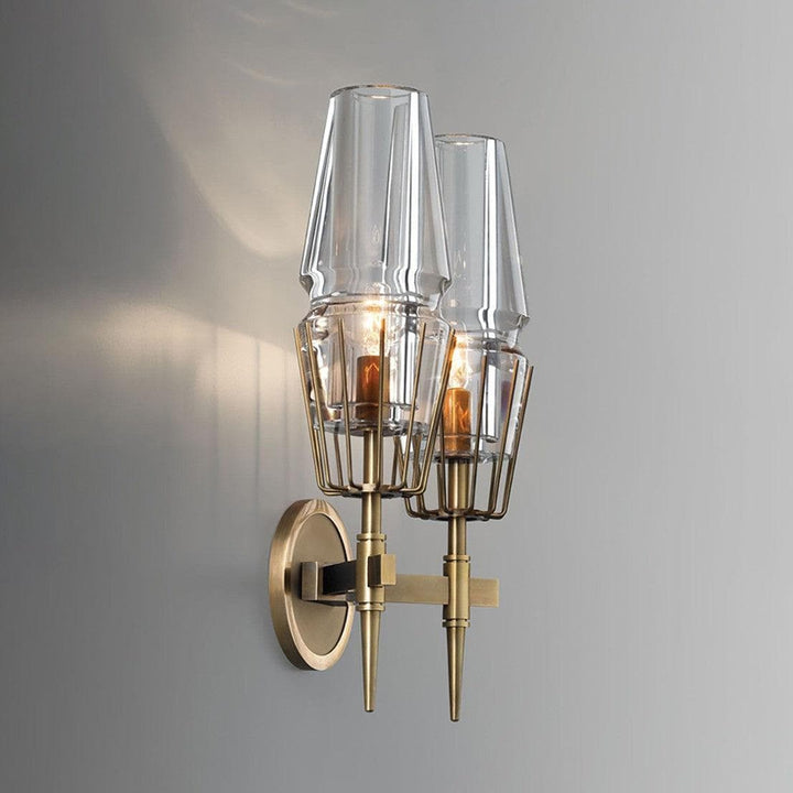 Metavaya Wall lamp Chaillot Sconce Chaillot Sconce in Crystal Shade for Sale