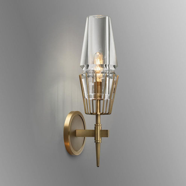 Metavaya Wall lamp Chaillot Sconce Chaillot Sconce in Crystal Shade for Sale