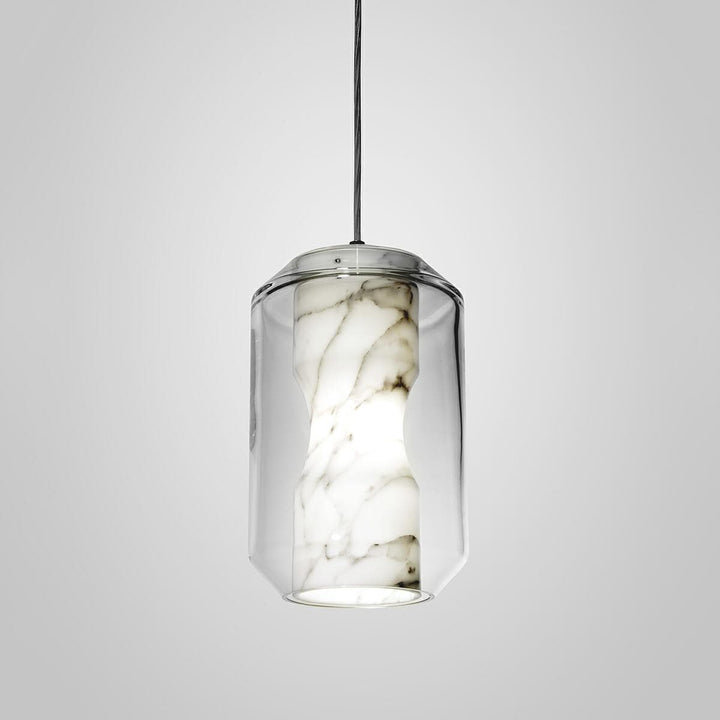 Metavaya Pendant light Dia 20cm x H 33cm / Clear Chamber Pendant Light 653733644302 D-202112180004-8