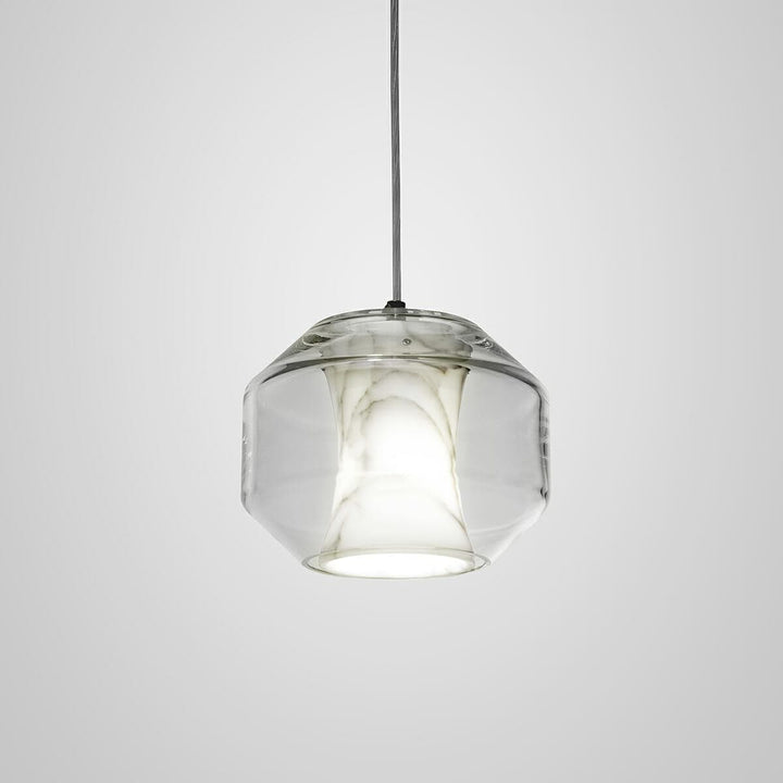 Metavaya Pendant light Dia 25cm x H 20cm / Clear Chamber Pendant Light 653733644302 D-202112180004-7