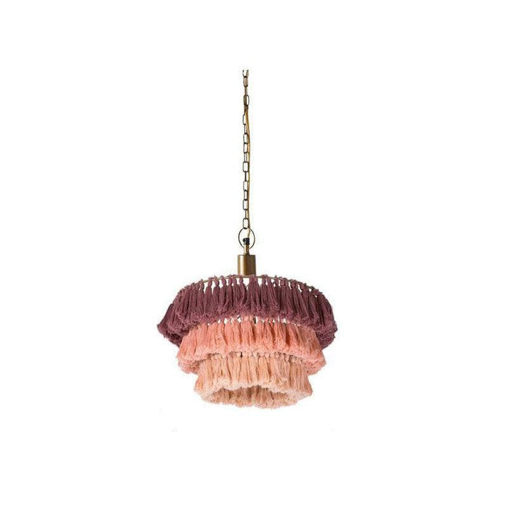 Metavaya Chandelier Dia 30cm X H 30cm / Multicolor Fela Tassel Chandeliers 822706697939 M2022091501-3