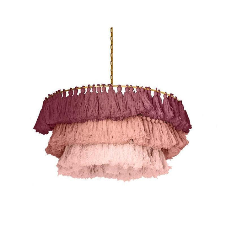 Metavaya Chandelier Dia 51cm X H 35cm / Multicolor Fela Tassel Chandeliers 822706697939 M2022091501-6