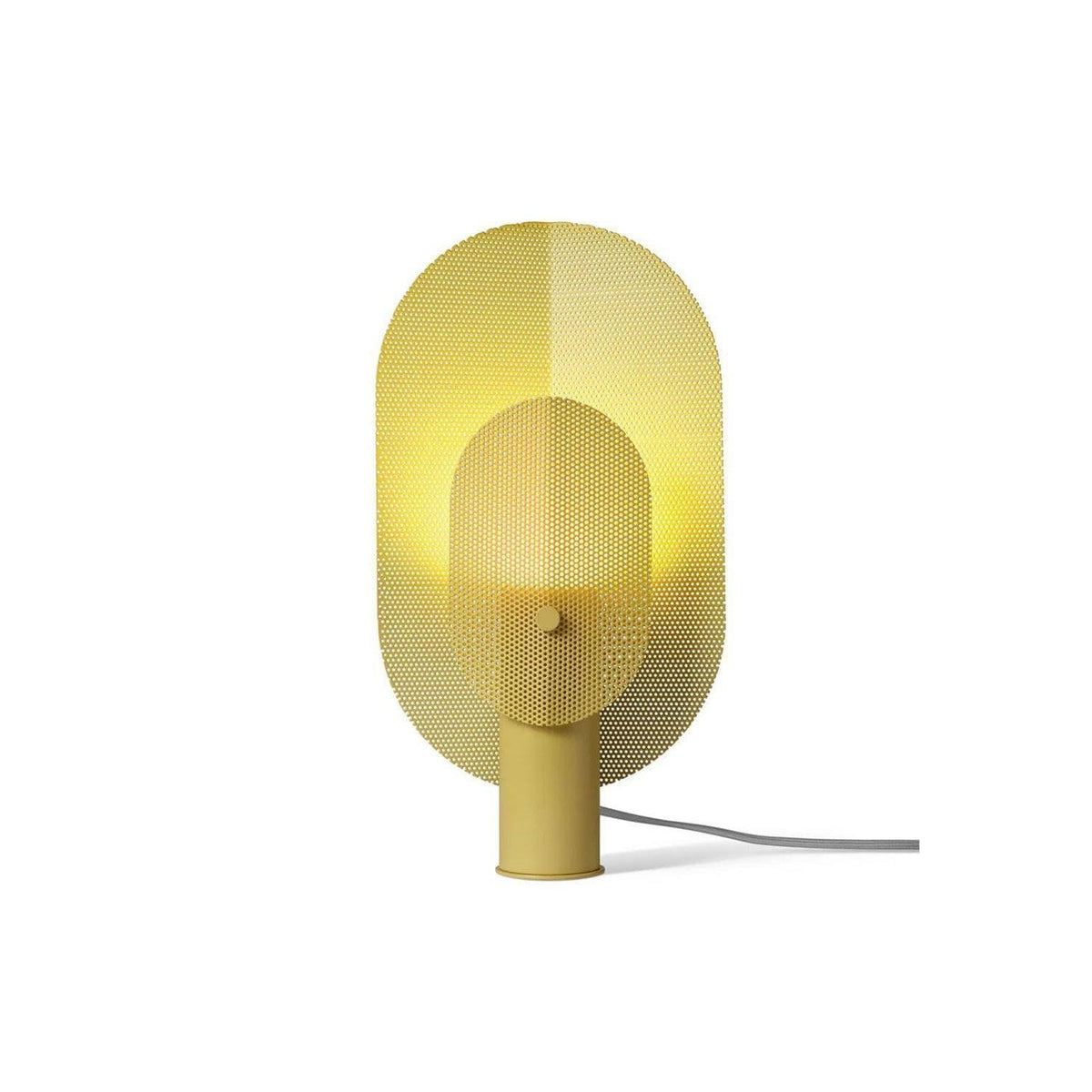 Metavaya Table lamp Dia 24cm x H 45cm / Yellow / US plug Filter Table Lamp 360192150182 M2022112801-5 Filter Table Lamp for Sale in USA/Canada
