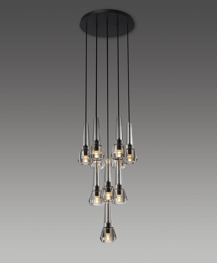 Pinlighting Pendant lamp 10heads / Smoky gray Fontenay pendant lamp 653733628777 M-202112131518-3