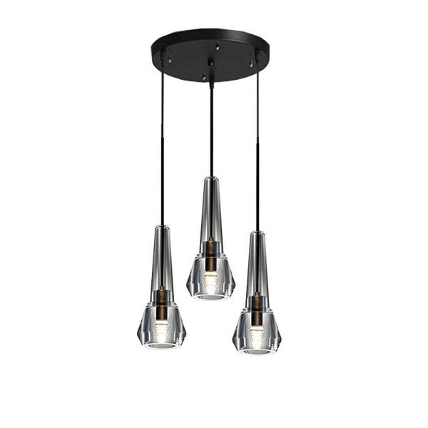 Pinlighting Pendant lamp 3heads / Smoky gray Fontenay pendant lamp 653733628777 M-202112131518-2