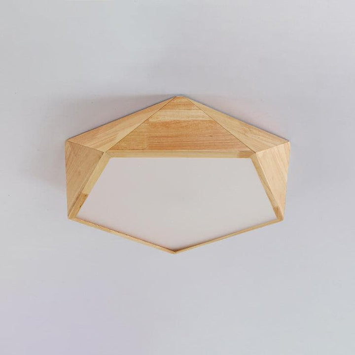 Metavaya Ceiling Lamp Geometric Wood Ceiling Light